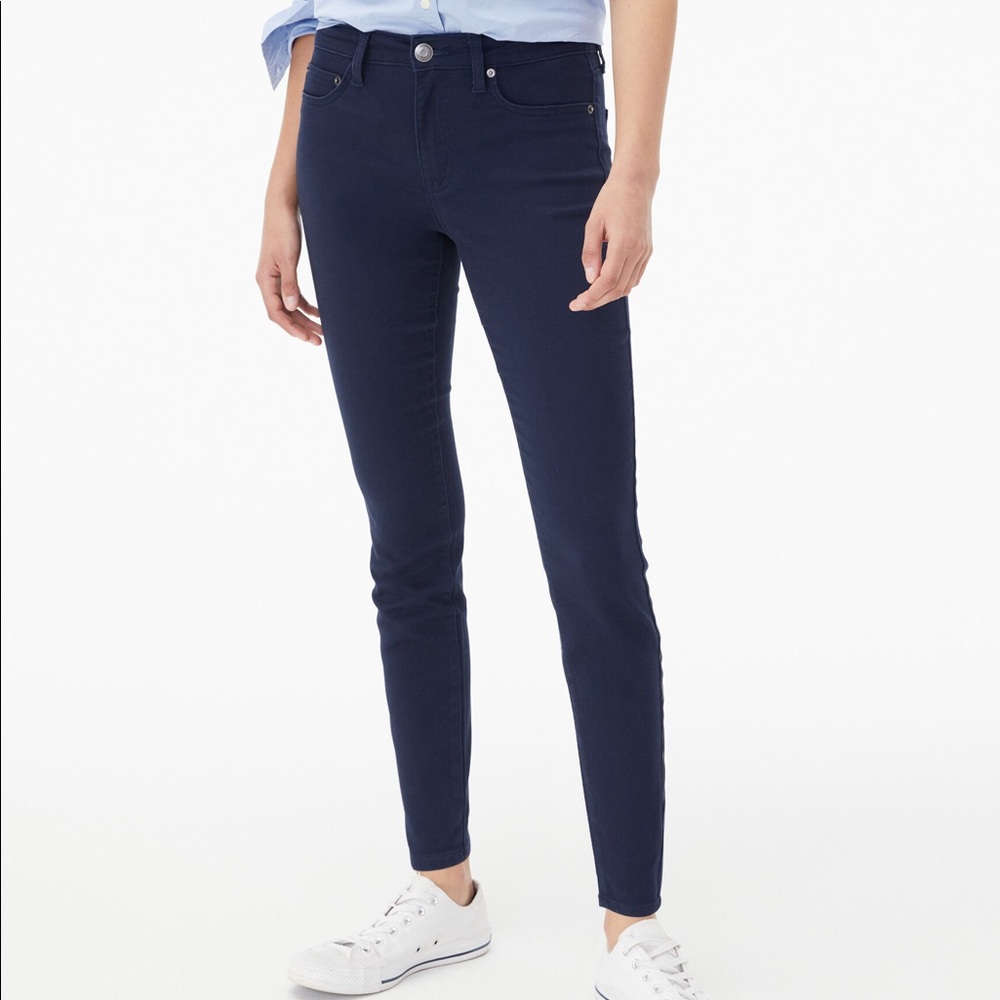 Aeropostale High Rise Uniform Jegging Navy - 4
